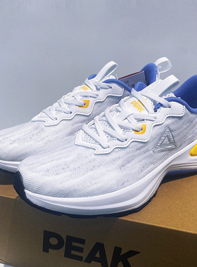 匹克公路跑鞋男网面透气防滑减震运动鞋系带休闲健步鞋秋E232281H