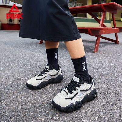 匹克态极6371休闲鞋2026春夏新款男女增高厚底软弹耐磨防滑老爹鞋
