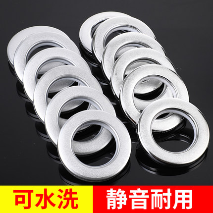 窗帘扣环配件罗马杆圈圈环扣圈挂环窗帘圈钩挂钩圆环打孔窗帘卡扣