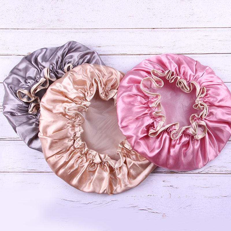 浴帽女款防水烟帽女款洗澡头罩浴