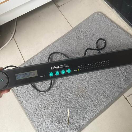议价MOXA Nport5610-16 串口设备联网服务器 工业通讯设备维修