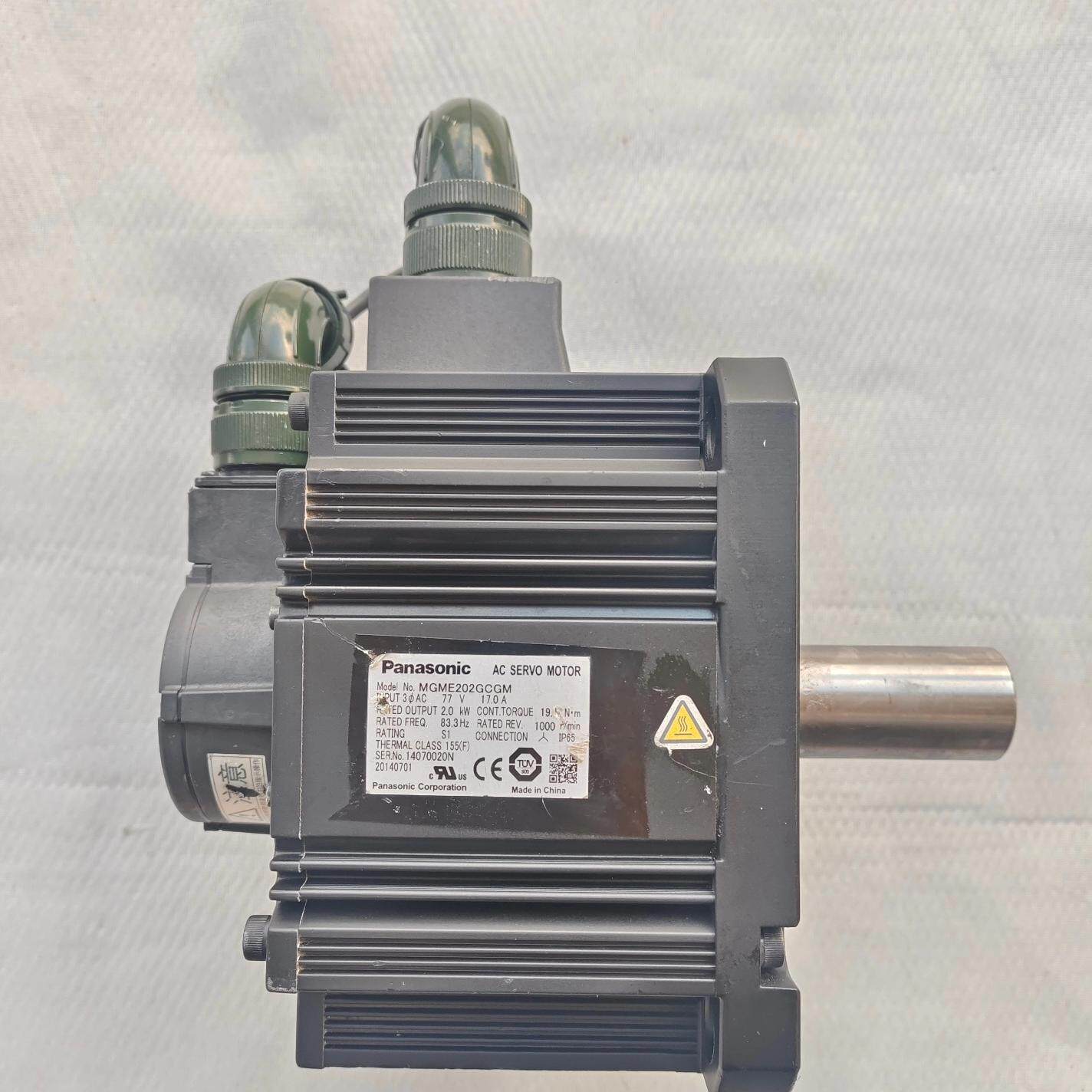 议价MGME202GCGM 松下伺服电机 2.0KW 19.1N 工控配件维修