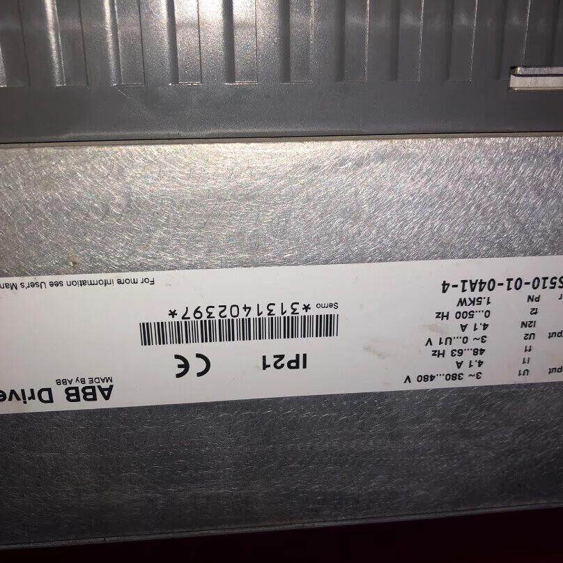议价ACS510-01-04A1-4 ABB变频器 1.5KW 工控调速配件维修