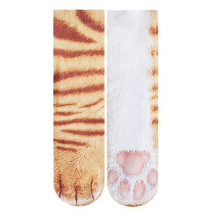 3D动物袜子逗猫袜逗狗袜仿真搞怪袜猫爪袜狗爪袜宠物互动解闷神器