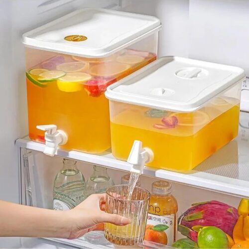 奶茶桶摆摊商用酸梅汤容器饮料水果桶带龙头大容量冰冷水壶柠檬桶