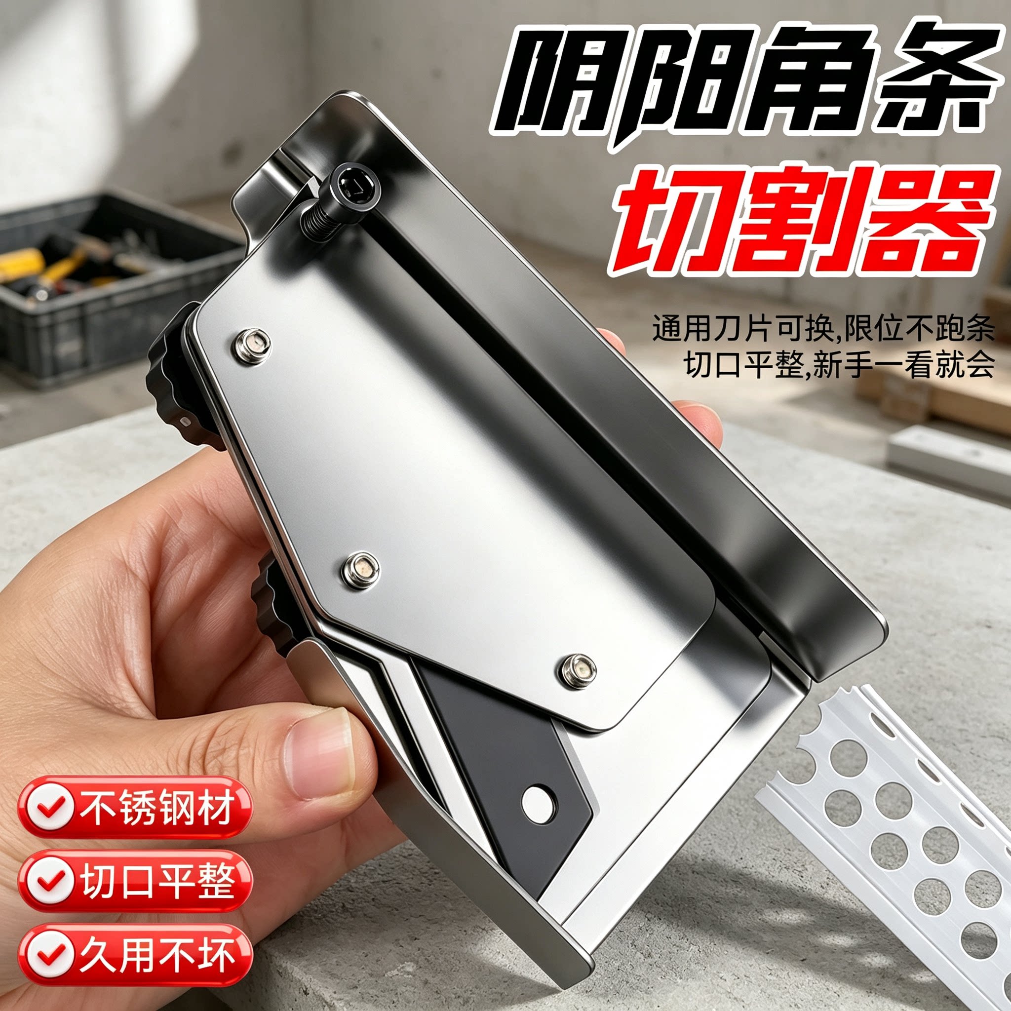 不锈钢阴阳角条切割器速切平角器