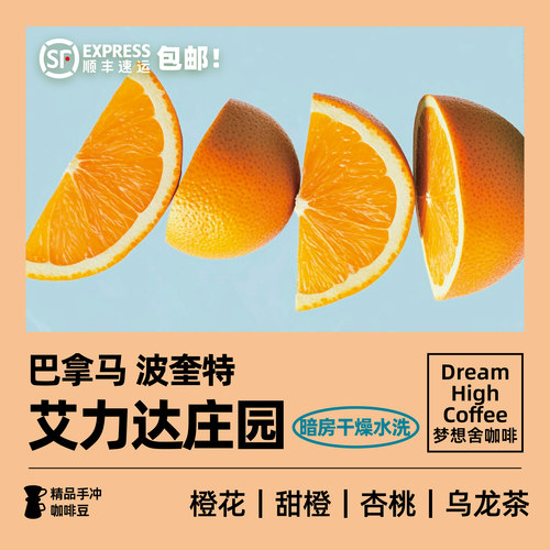 波奎特艾丽达庄园Vuelta瑰夏手冲精品咖啡豆新鲜烘焙 巴拿马 120g