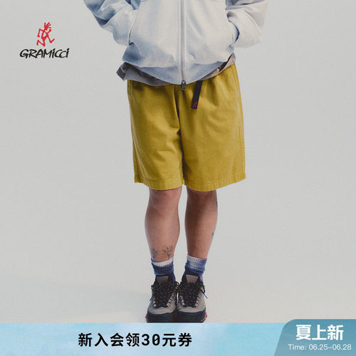 【26新款】GRAMICCI小野人春夏男士运动休闲滑板短裤子G4SM-P123