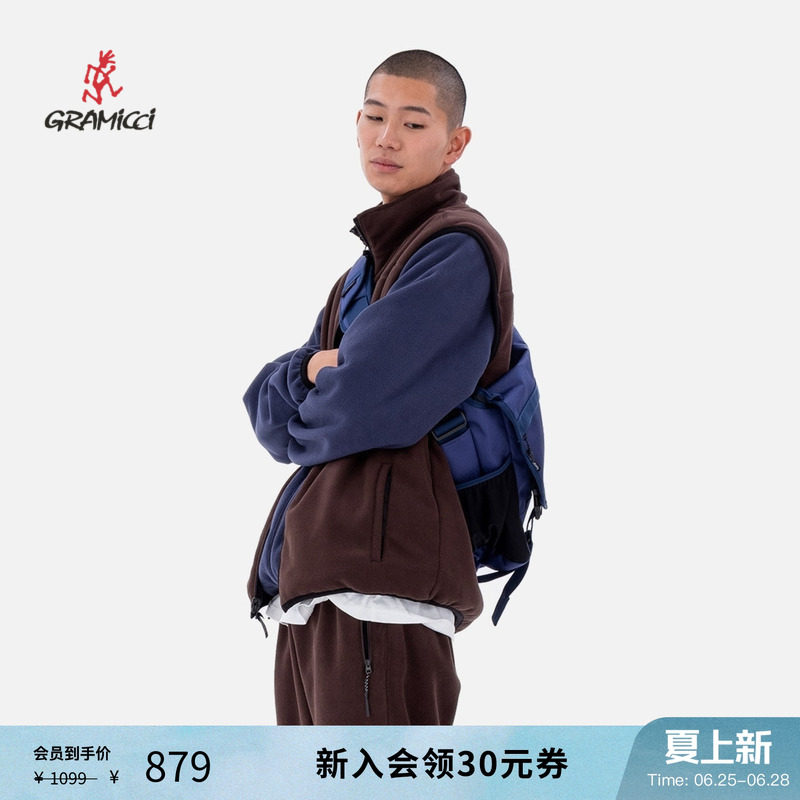 GRAMICCI小野人男女款抓绒两面穿外套G5FU-J004
