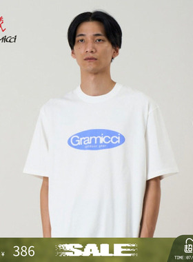 【季末折扣】GRAMICCI小野人男女款宽纯棉松休闲短袖T恤G6SU-T092