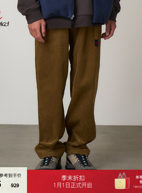 GRAMICCI小野人冬季G-PANT男士宽松休闲灯芯绒长裤G5FM-P073