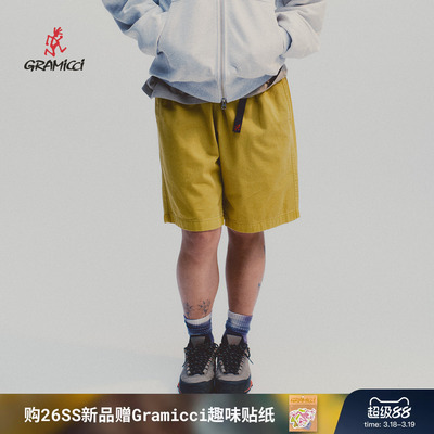 【26新款】GRAMICCI小野人男士G-short裤子短裤滑板裤G4SM-P123