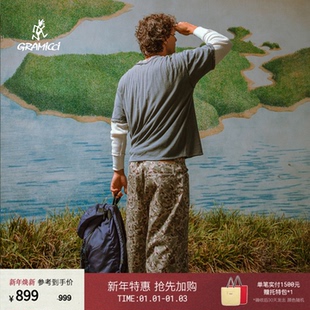 男士 GRAMICCI小野人宽松直筒复古工装 长裤 G5FM P002 MSC系列