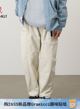 【26新款】GRAMICCI小野人女款宽松微锥九分休闲长裤G2SW-P090