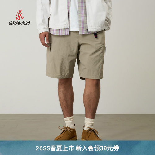 【26新款】GRAMICCI小野人户外运动尼龙防晒休闲短裤男G6SM-P034