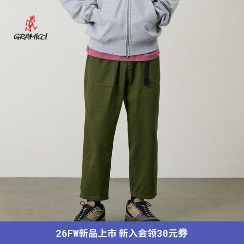【26夏】GRAMICCI小野人户外通勤宽松廓形裤休闲九分裤子G103-OGT