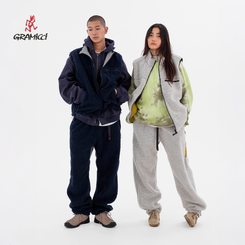 Gramicci小野人男女秋款两面穿保暖外套马甲G5FU-J015