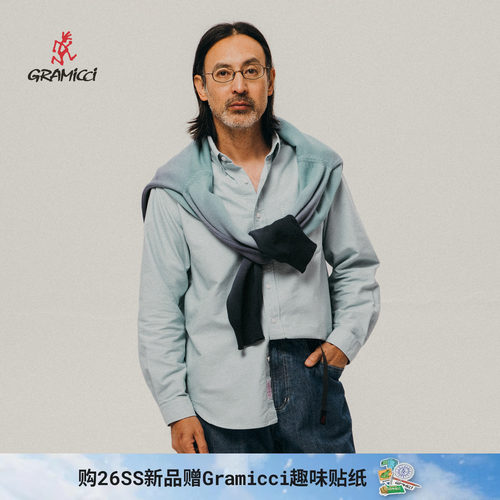 Gramicci小野人男款户外青春日常上衣衬衫G6SM-J058