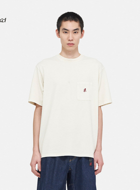 GRAMICCI小野人男女山系刺绣圆领短袖G304-OGJ情侣装T恤