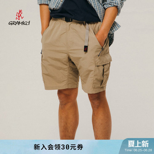 【26新款】GRAMICCI小野人男款工装防晒防泼水休闲短裤G5SM-P094