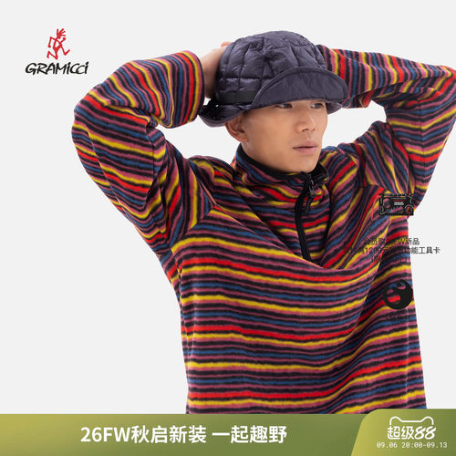 GRAMICCI小野人早秋男士针织上衣