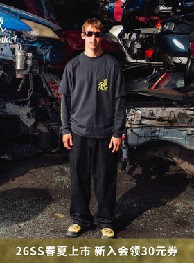 【26新款】GRAMICCI小野人男款图案印花休闲纯棉短袖T恤G6SU-T107