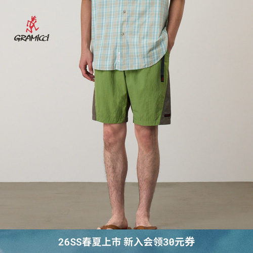 【26新款】GRAMICCI小野人防泼水防晒可收纳夏季短裤男G6SM-P033