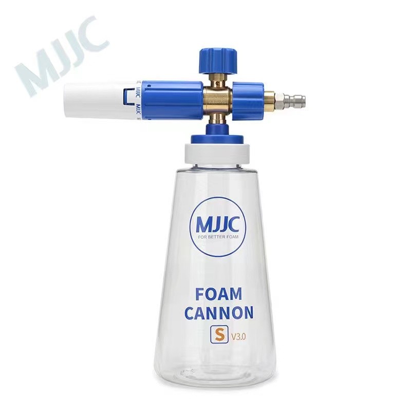 MJJC 3.0PA泡沫壶蓝白FOAMCANNON S特调PA壶专业洗车发泡预洗挂流