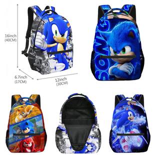 刺猬索尼克书包学生双肩包SONIC超音鼠音速小子中小男孩背包ins潮