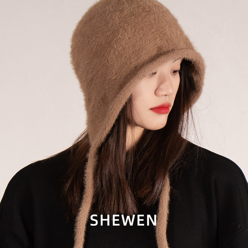 佘温包头帽逛街甜美可爱风女秋冬