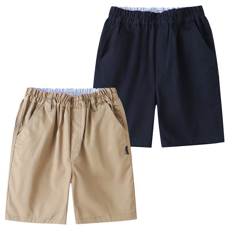 夏季新款幼儿园服英伦学院风小学生校服卡其藏青全松紧腰休闲短裤