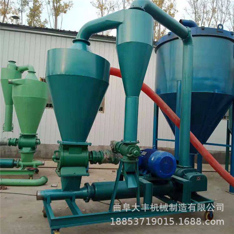 东北大型粮仓散料装车气力输送吸粮机负压吹吸一体气力输送机图片
