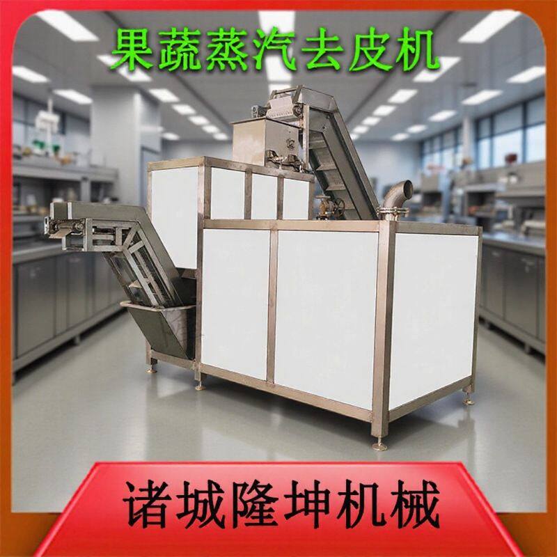 可定制全自动蒸汽去皮机 地瓜圣女果脱皮机 农产品深加工去皮设备
