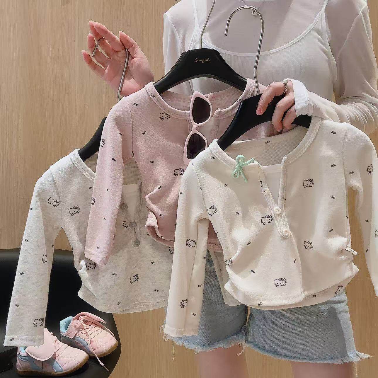 外穿套装秋上新2025女童儿童时尚百搭休闲糯米绒上衣裤子两件套