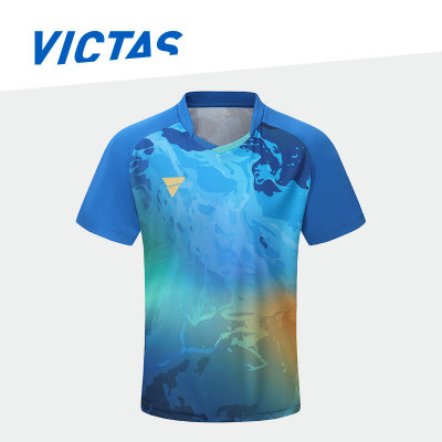 新品VICTAS维克塔斯乒乓球比赛服运动T恤VC-113训练衫短袖衣服