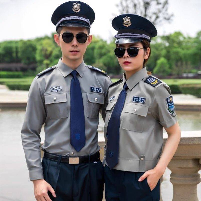 新款式保安服长袖衬衣男女制服套装夏秋季物业2021工作服装衬衫