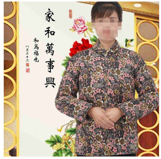 2022新款中老年驼绒棉衣女加厚保暖棉服妈妈装冬季弹力外套花棉袄