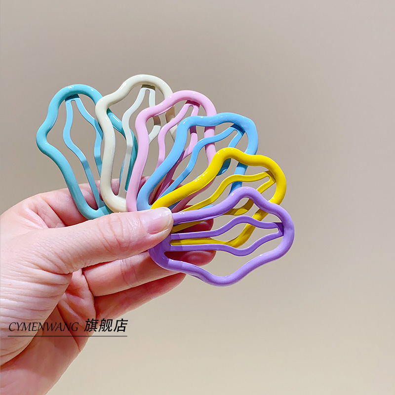 云朵发夹大号镂空女bb夹后脑勺