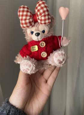 雪莉玫圣诞节新品小熊包包挂件车载挂件公仔女生车内装饰新车礼物