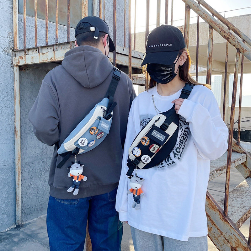 ins潮牌胸包男休闲日系单肩包男生小背包潮流斜挎包男士新款腰包,箱包皮具/热销女包/男包,胸包,淘宝优惠券,粉丝福利购,淘宝优惠卷