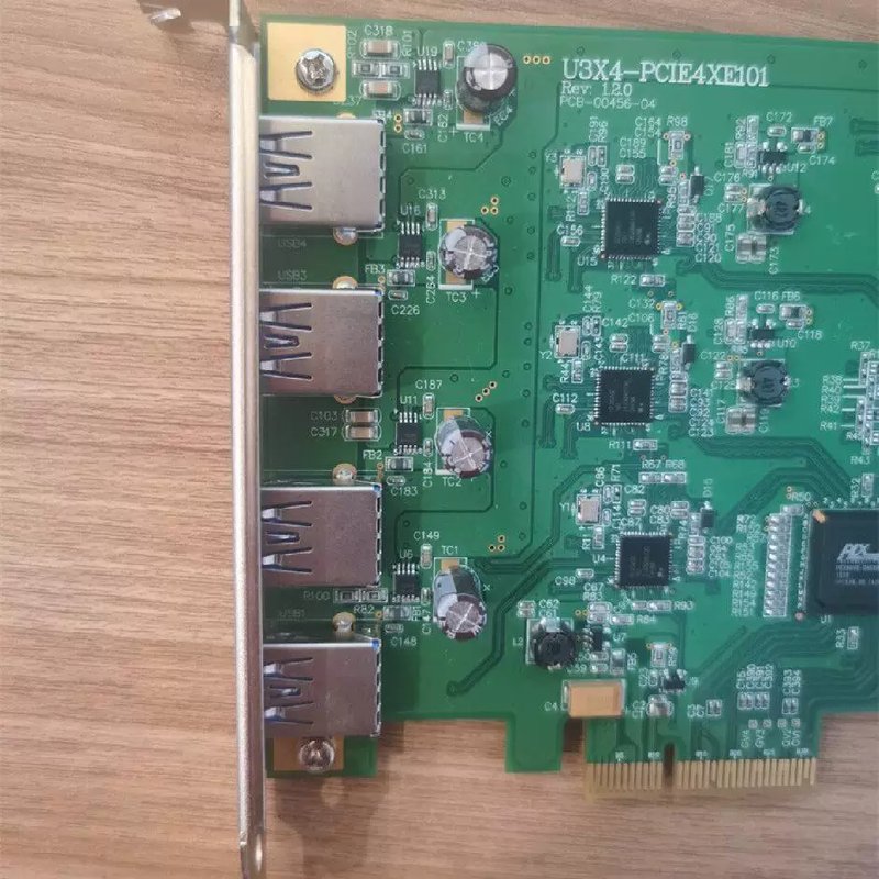 U3X4-PCIE4XE101 扩展卡 USB3.0卡 PCI-E接口扩展卡议价维修
