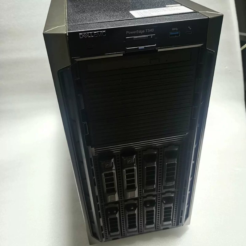 DELL T340 服务器 八大盘位 E2224 数据库 管家婆金蝶议价维修
