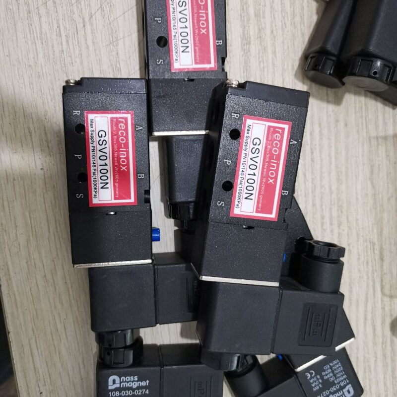 议价reco-inox电磁阀配NASS线圈GSV0100N电磁气控阀GSV0100N