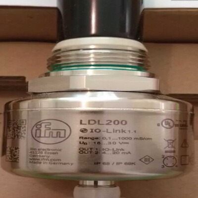 议价IFM电感式电导率感测器LDL200 IND电导率HYG A{海依商行}