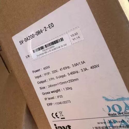 SV-DA200-0R4-2-E0 伺服驱动器 400W 220V工控配件议价维修