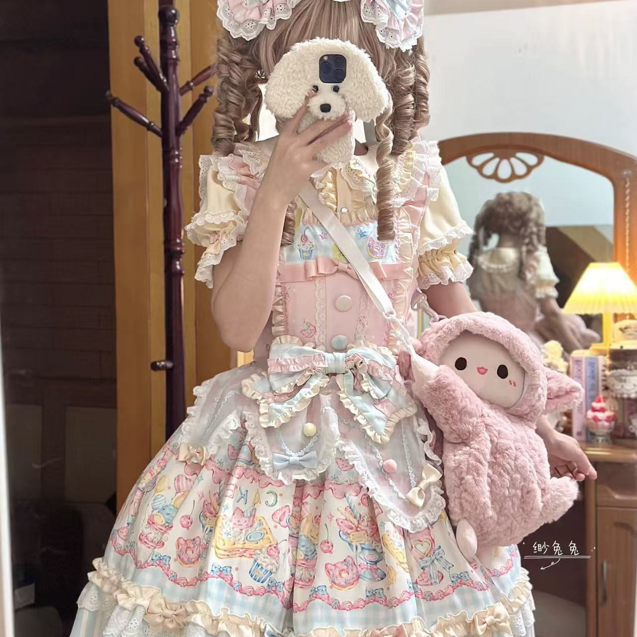 甜心喵果铺lolita洛丽塔洋装连衣裙大全套夏季蓬蓬蛋糕裙甜美可爱