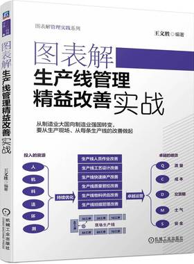 图表解生产线管理精益改善实战 王文胜 制造型企业 作业改善 时间测量 标准工时 加工能力 山积图 工艺改善 产能提升