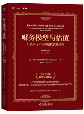 财务模型与估值 投资银行和私募股权实践指南 原书第2版 保罗 皮格纳塔罗 注册估值分析师CVA认证考试 分析师案头工具