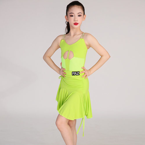 FAZ拉丁舞服女童夏季新款练功服