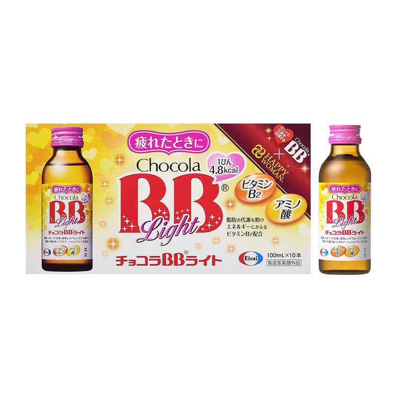 日本Chocola BB复合维生素氨基酸口服液抗疲劳提升精力100ml*10瓶